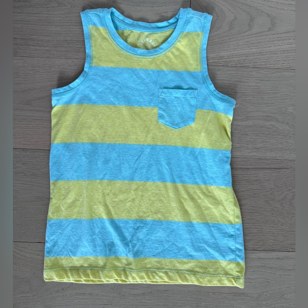 Striped Loose Fitted Tank Top